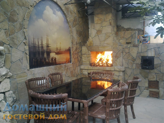 Территория гостевого дома